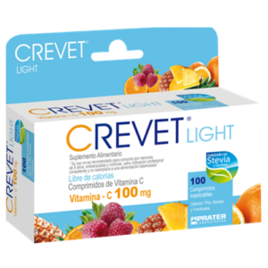 CREVET LIGHT 100 MG. 100 COMP. - Prater