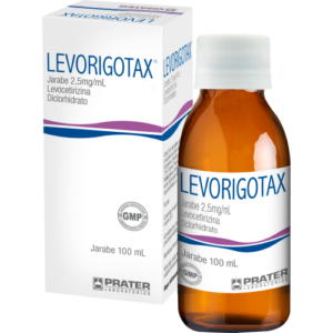 LEVORIGOTAX JARABE 2,5MG/5ML CON JERINGA DOSIFICADORA 100ML - Prater