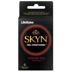 LIFESTYLES SKYN INTENSE FEEL PRESERVATIVO SIN LATEX .X6 - Prater