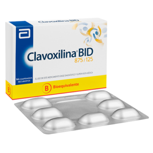 CLAVOXILINA BID 875/125 COMPRIMIDOS RECUBIERTOS 14 - Recalcine