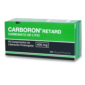 CARBORON RETARD x50 COMPRIMIDOS DE LIBERACION PROLONGADA DE 400 MG - Royal pharma