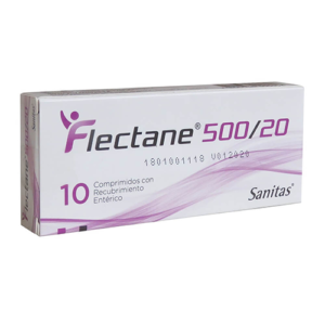 FLECTANE 500/20 COMPRIMIDOS CON RECUBIERTO ENTERICO X10 - Sanitas