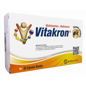 VITAKRON A-Z MULTIVITAMINICO MIULTIMINERAL CAPSULAS BLANDAS X60 - Sanitas