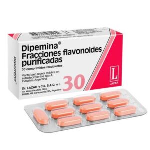 DIPEMINA. FRACCIONES FLAVONOIDES PURIFICADAS. COMPRIMIDOS 500 MG 30 - Raffo
