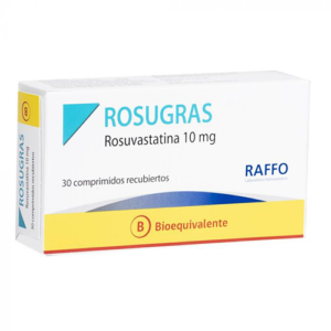 ROSUGRAS COMPRIMIDOS RECUBIERTOS 10MG.30 - Raffo
