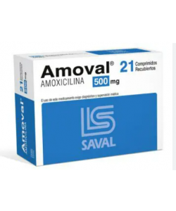 AMOVAL COMPRIMIDOS 500 MILIGRAMOS  21 - Saval