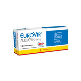 EUROVIR 400 MG. 15 COMP. - Saval