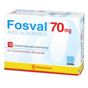 FOSVAL COMPRIMIDOS 70 MILIGRAMOS 12 - Saval