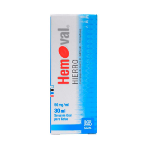 HEMOVAL 50MG/ML SOLUCION ORAL PARA GOTAS 30ML - Saval