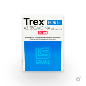 TREX FORTE POLVO PARA SUSPENSION ORAL CON SOLVENTE 400 MG/5ML.30ML. - Saval