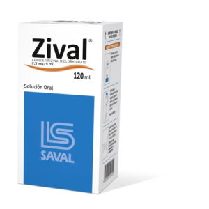 ZIVAL SOLUCION ORAL 2,5 MG./5 ML. 120 ML. - Saval