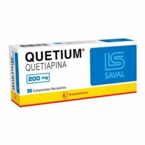 QUETIUM 200 MG. 30 COMP. - Saval