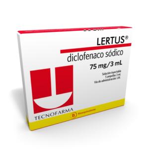 LERTUS x5 AMPOLLA DE 75 MG - Tecnofarma