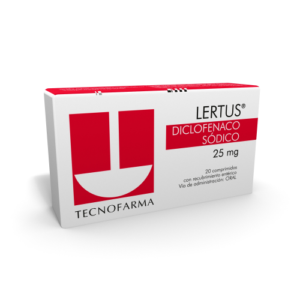 LERTUS x20 COMPRIMIDOS DE 25 MG - Tecnofarma