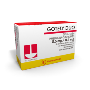GOTELY DUO CAPSULAS CON MICROGRANULOS LIBERACION SOSTENIDA 0,5MG/0,4MG.30 - Tecnofarma