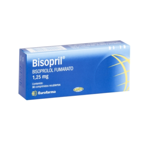 BISOPRIL x30 COMPRIMIDOS RECUBIERTOS DE 1,25 MG - Eurofarma etico