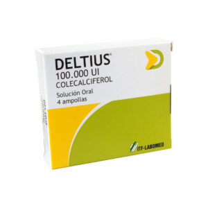 DELTIUS 100.000 UI SOLUCION ORAL 4 AMP. 1 ML. - Labomed