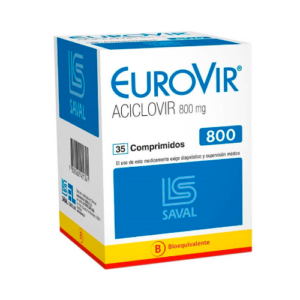 EUROVIR COMPRIMIDOS 800 MILIGRAMOS 35 - Saval