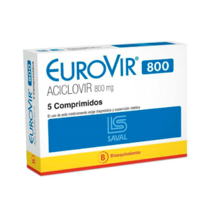 EUROVIR COMPRIMIDOS 800 MILIGRAMOS  5 - Saval