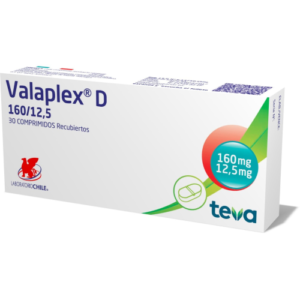 VALAPLEX-D 160/12.5 MG. 30 COMP. - Lab. chile