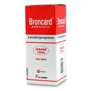 BRONCARD JARABE 60MG/10ML.120ML - Labomed