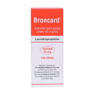 BRONCARD SOLUCION PARA GOTAS ORALES 60MG/ML. VIA ORAL 15ML - Labomed