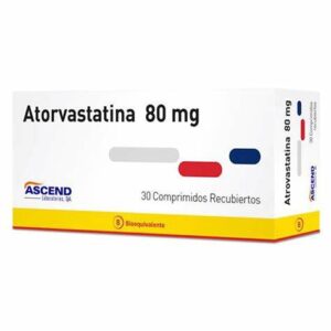 ATORVASTATINA 80 MG. 30 COMP. REC. (ASC) - Genericos