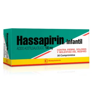 HASSAPIRIN INFANTIL 100 MG. 100 COMP. - Genericos