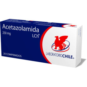 ACETAZOLAMIDA 250 MG. 20 COMP. (LCH) - Genericos