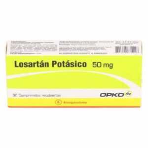 LOSARTAN POTASICO 50 MG. 30 COMP. (B) (OPK) - Genericos