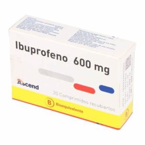 IBUPROFENO 600 MG. 20 COMP. (ASC) (B) - Genericos