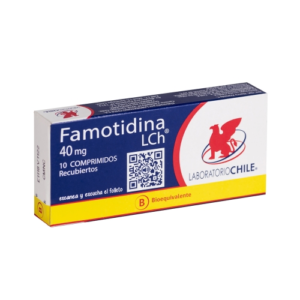 FAMOTIDINA x10 COMPRIMIDOS RECUBIERTOS DE 40 MG - Opko chile sa