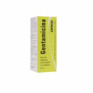 GENTAMICINA 0.3% SOL. OFT. 5 ML. (OPK) - Genericos