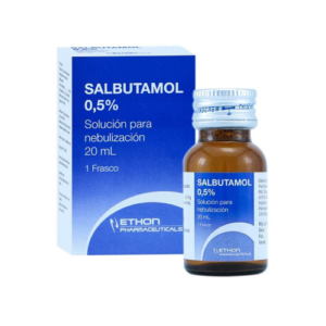 SALBUTAMOL SOLUCION PARA NEBULIZADOR 5MG/ML DE 20 ML - Ethon
