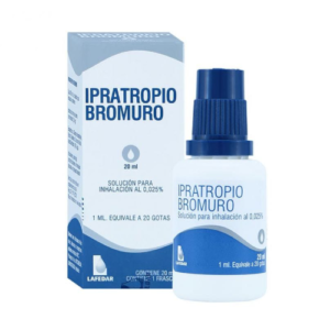BROMURO DE IPRATROPIO PARA INHALACIÓN 0,025% DE 20 ML - Lafedar