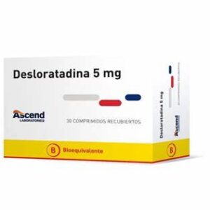 DESLORATADINA 5 MG. 30 COMP. (ASC) - Sin laboratorio