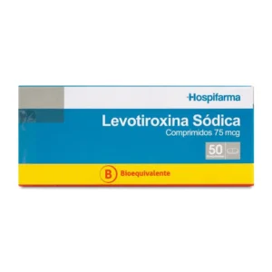 LEVOTIROXINA 75 MCG 50 COMP. (HOS) - Sin laboratorio