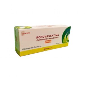 ROSUVASTATINA 20 MG 30 COMP. (HET) - Genericos