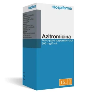 AZITROMICINA 200MG/5ML 30 ML. (HOS) - Genericos