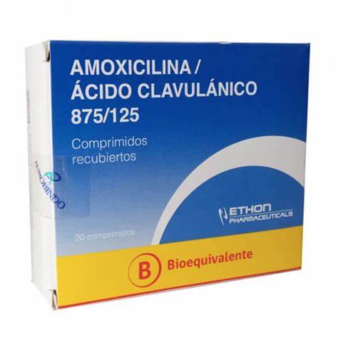 AMOXICILINA + AC. CLAVULANICO 875/125 MG. 20 COMP. (ETH) - Genericos