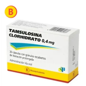 TAMSULOSINA 0,4 MG 30 CAP. (PHA) - Genericos