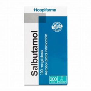 SALBUTAMOL 100 MCG/200 DOSIS (HOS) - Sin laboratorio