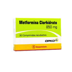 METFORMINA 850 MG. 30 COMP. (OPK) - Sin laboratorio