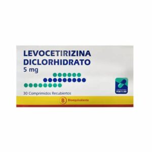 LEVOCETIRIZINA 5 MG. 30 COMP. (MNT) (B) - Sin laboratorio