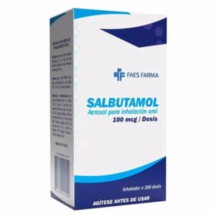 SALBUTAMOL INH. 200 DOSIS (FAES) - Sin laboratorio
