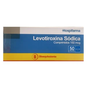 LEVOTIROXINA 150 MCG. 50 COMP. (HOS) (B) - Sin laboratorio