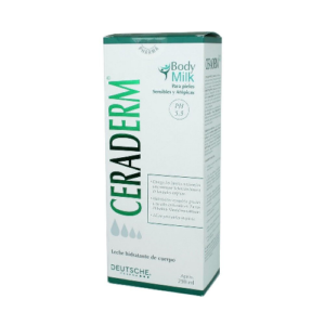 CERADERM BODY MILK EMULSION DE CUERPO HIDRATA Y REVITALIZA LA PIEL 290 ML - Deutsche pharma