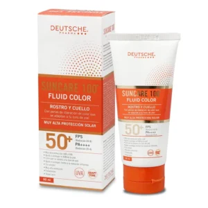 SUNCARE 100 FLUIDO COLOR 60 ML. - Deutsche pharma