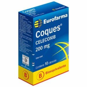COQUES 200 MG. 10 CAP. - Eurofarma etico