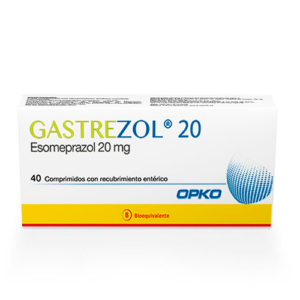 GASTREZOL COMPRIMIDOS CON RECUBIERTO ENTERICO 20MG.40 - Opko chile sa